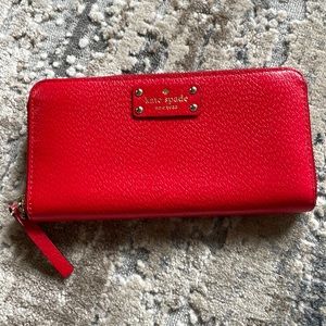 Kate Spade Red Wallet